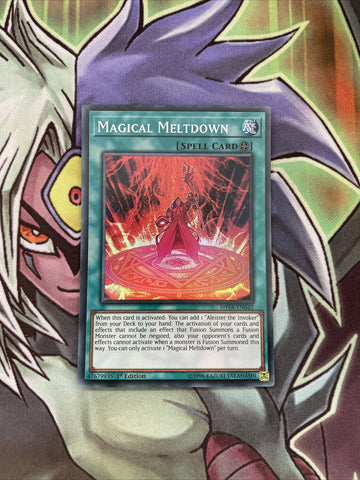 SHVA-EN042 Magical Meltdown Super Rare 1st Edition NM Yugioh Card
