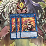 SAST-EN056 x3 Hiita the Fire Charmer, Ablaze Rare Excellent Conditon Yugioh
