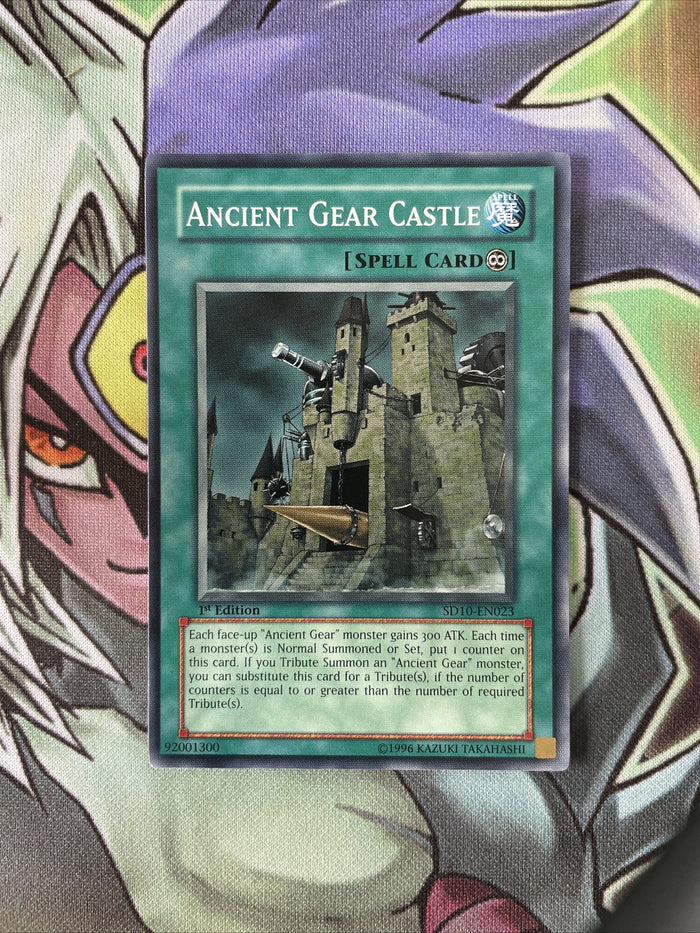 SD10-EN023 Ancient Gear Castle Common 1st Edition Near Mint YuGiOh Card