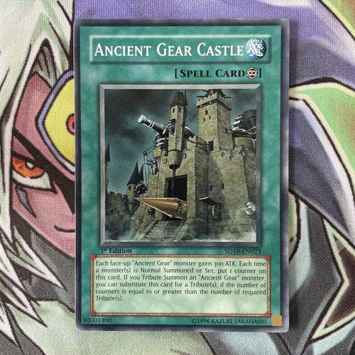 SD10-EN023 Ancient Gear Castle Common 1st Edition Near Mint YuGiOh Card