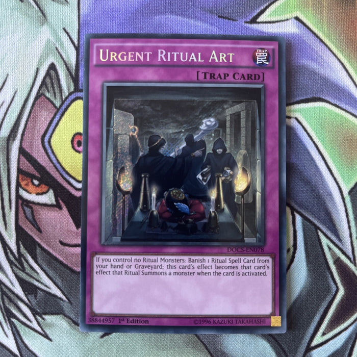DOCS-EN078 Urgent Ritual Art Secret Rare 1st Edition NM Yugioh Card