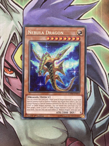 CHIM-EN015 Nebula Dragon Rare Varying Editions NM Yugioh Card