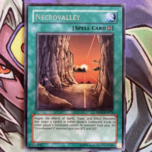 RP02-EN079 Necrovalley Rare Unl Edition NM Yugioh Card