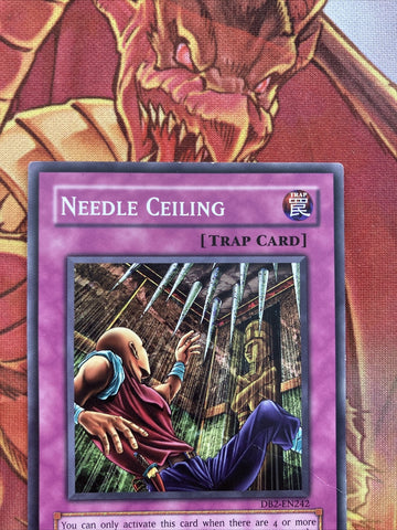 DB2-EN242 YUGIOH NEEDLE CELING COMMON played (back)