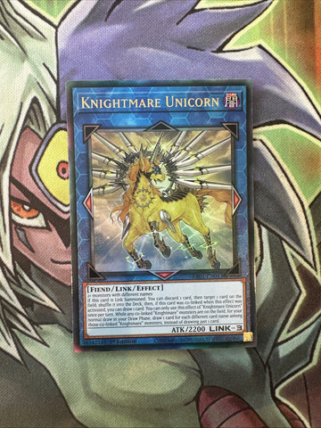 RA01-EN043 Knightmare Unicorn New Ultimate Rare 1st Edition NM Yugioh Card