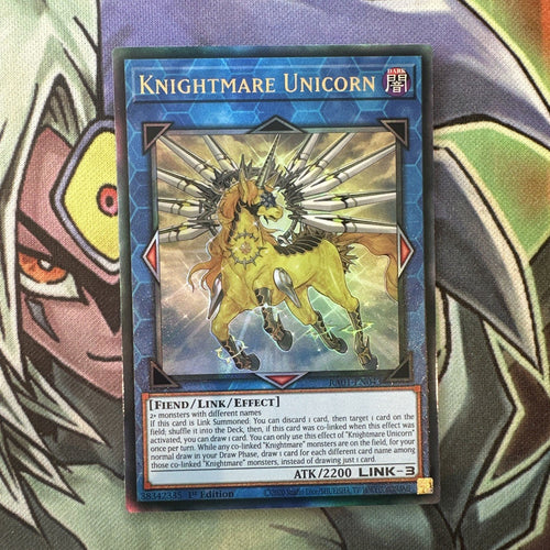 RA01-EN043 Knightmare Unicorn New Ultimate Rare 1st Edition NM Yugioh Card