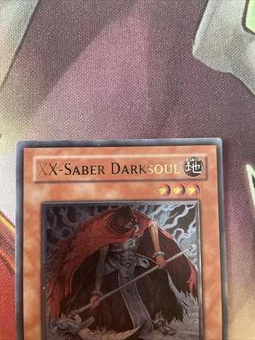 TSHD-EN081 XX-Saber Darksoul Ultimate Rare 1st Edition NM Condition Yugioh (back)