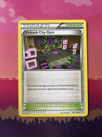 Pokemon Card Virbank City Gym Plasma Storm Uncommon 126/135 Near Mint