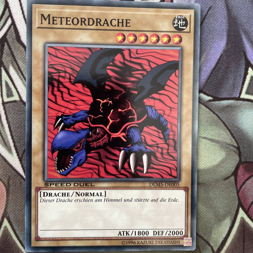 DEM5-DE005 Meteor Dragon GERMAN Speed Duel Unl Edition NM Yugioh Card