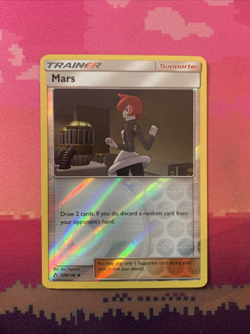Pokemon Card Mars Ultra Prism Reverse Holo 128/156 Near Mint