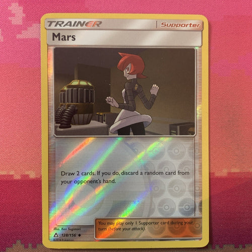 Pokemon Card Mars Ultra Prism Reverse Holo 128/156 Near Mint