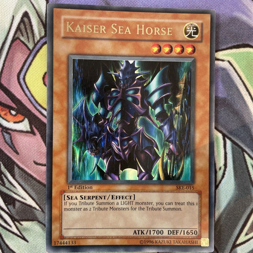 SKE-015 Kaiser Sea Horse Ultra Rare 1st Edition NM Yugioh Card