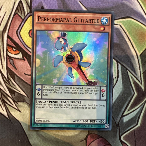 OP01-EN009 Performapal Guitartle Supe Rare Unl Edition NM Yugioh Card