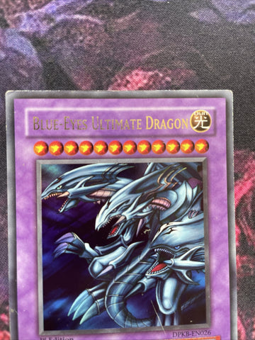 DPKB-EN026 1x Ultra Rare Blue-Eyes Ultimate Dragon 1st Edition LP Yugioh (back)