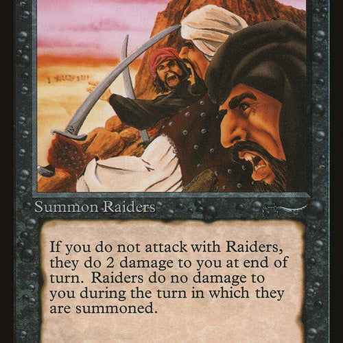 Erg Raiders - Arabian Nights Excellent Magic MTG