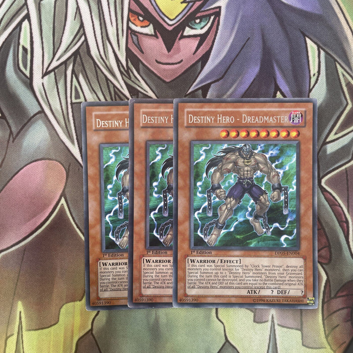 DP05-EN004 x3 Destiny Hero - Dreadmaster Rare Excellent Condition Yugioh