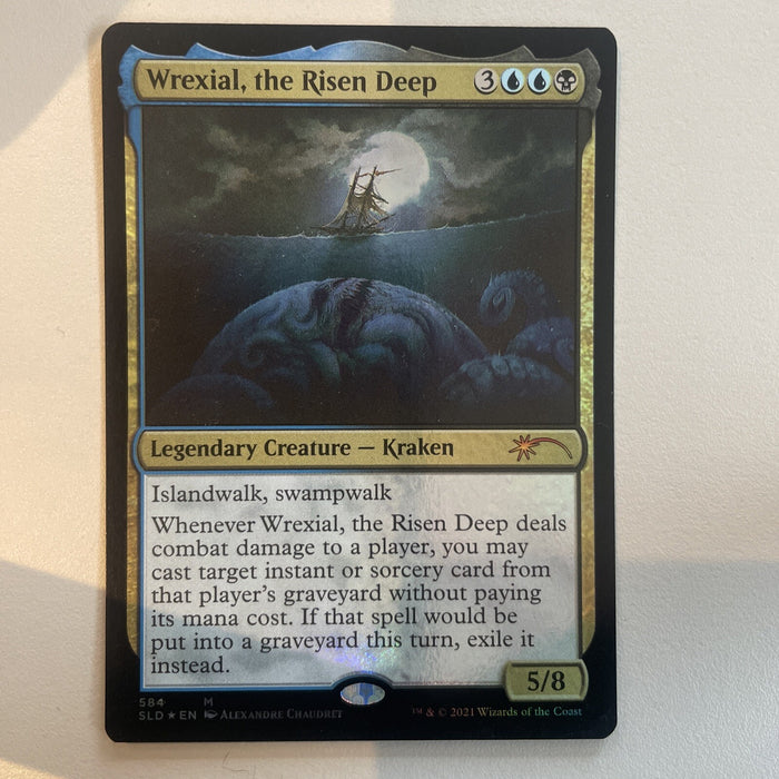 Wrexial, The Risen Deep - Secret Lair Drop FOIL Excellent Magic MTG