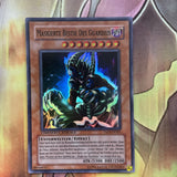 TAEV-ENSE1 Masked Beast Des Gardius, Limited Edition Yugioh Card, Super GERMAN