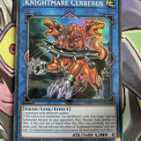FLOD-EN045 Knightmare Cerberus Super Rare UNL  Edition NM Yugioh Card