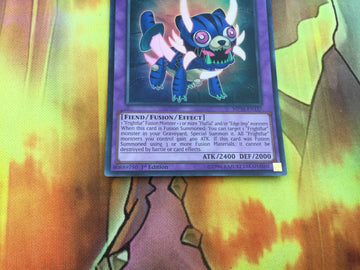 MP16-EN137 YuGiOh! Frightfur Sabre-Tooth Ultra Rare 1st Edition (back)