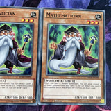 SDSH-EN020 x3 Mathematician | 1st Edition Common Card YuGiOh TCG Shaddll