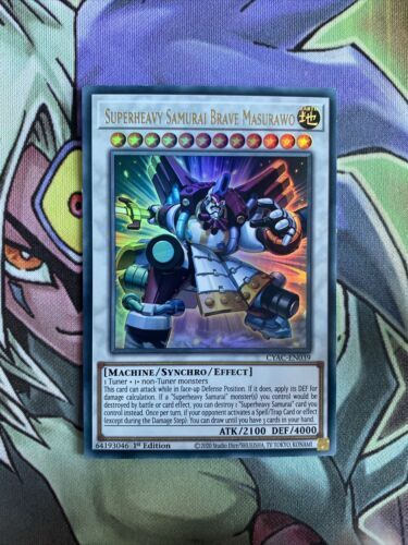 CYAC-EN039 Superheavy Samurai Brave Masurawo Ultra 1st Edition NM Yugioh Card