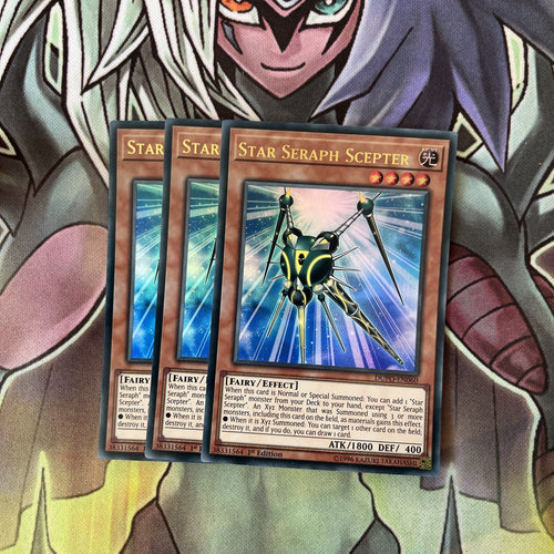 DUPO-EN060 x3 Star Seraph Scepter Ultra Rare Excellent Condition Yugioh