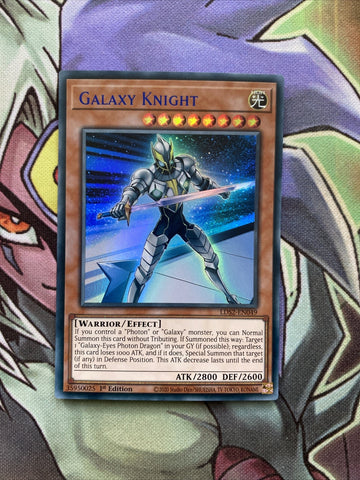 LDS2-EN049 Galaxy Knight Blue Ultra Rare 1st Edition NM Yugioh Card