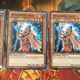DREV-EN030 Yugioh 3x Amazoness Sage Mixed Sets (NM)