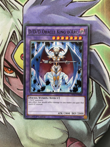 SP17-EN040 D/D/D Oracle King D'Arc Common 1st Edition Near Mint YuGiOh Card