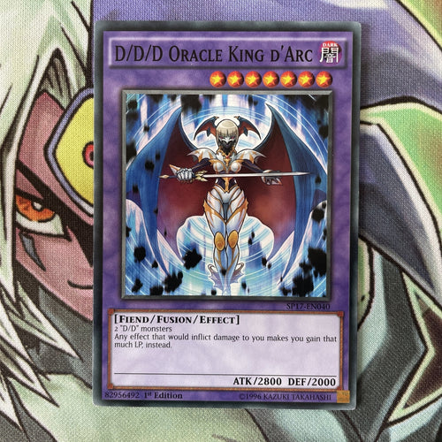 SP17-EN040 D/D/D Oracle King D'Arc Common 1st Edition Near Mint YuGiOh Card