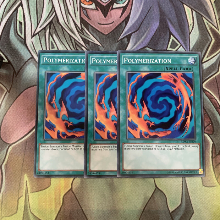 LDK2-ENJ26 x3 Polymerization Common Excellent Condition Yugioh
