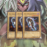 LON-056 x3 The Earl of Demise Common Excellent Condition Yugioh