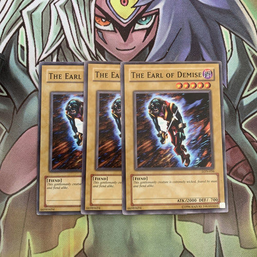 LON-056 x3 The Earl of Demise Common Excellent Condition Yugioh