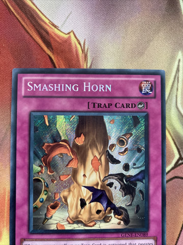 GENF EN089 Yugioh | Smashing Horn | unl Edition NM (back)
