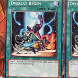 REDU-EN052 3 x Overlay Regen Common Yugioh Card Unlimited PLAYSET