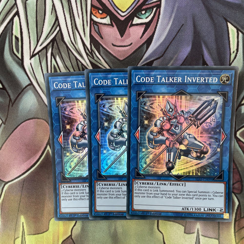 IGAS-EN096 x3 Code Talker Inverted Super Rare Excellent Condition Yugioh