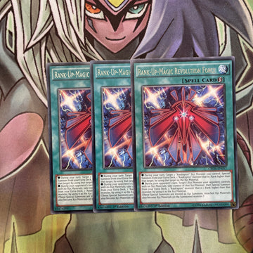CROS-EN057 x3 Rank-Up-Magic Revolution Rare Force Excellent Condition Yugioh