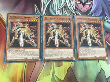 MP18-EN116 x3 Altergeist Kunquery Common Yugioh Card English 1st Edition