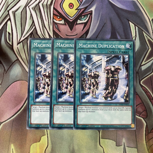 SDCS-EN032 x3 Machine Duplication Common Excellent Condition Yugioh