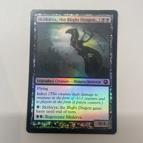Skithiryx, The Blight Dragon - Mirrodin FOIL Excellent Magic MTG