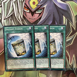 AP02-EN020 x3 Instant Fusion Common Excellent Condition Yugioh
