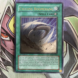 SOI-EN042 Cyclone Boomerang Ultimate Rare 1st Edition NM Yugioh Card
