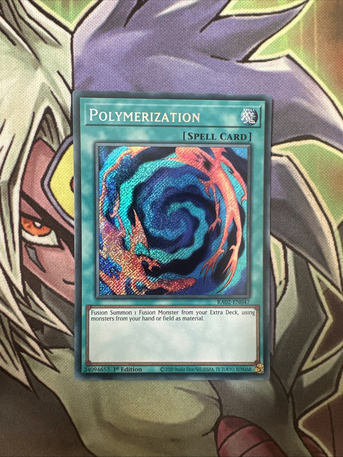 RA02-EN047 Polymerization Secret Rare 1st Edition NM Yugioh Card