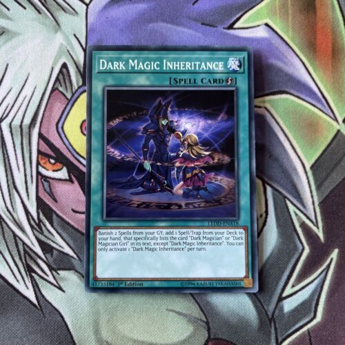 LEDD-ENA18 Dark Magic Inheritance Common 1st Edition NM Yugioh Card