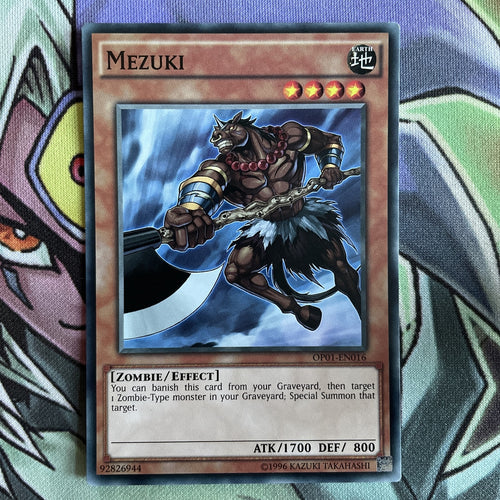 OP01-EN016 Mezuki Common UNL Edition NM Yugioh Card