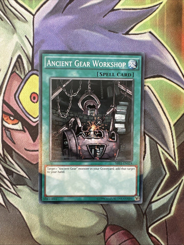 SR03-EN024 Ancient Gear Workshop Common Unlimited Edition NM Yugioh Card