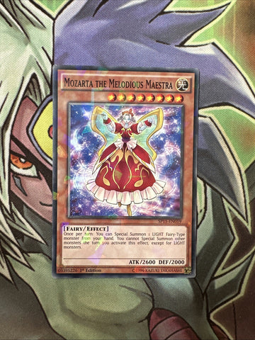 SP15-EN019 Mozarta The Melodious Maestra Shatterfoil 1st Edition NM Yugioh Card