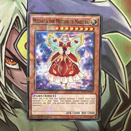 SP15-EN019 Mozarta The Melodious Maestra Shatterfoil 1st Edition NM Yugioh Card