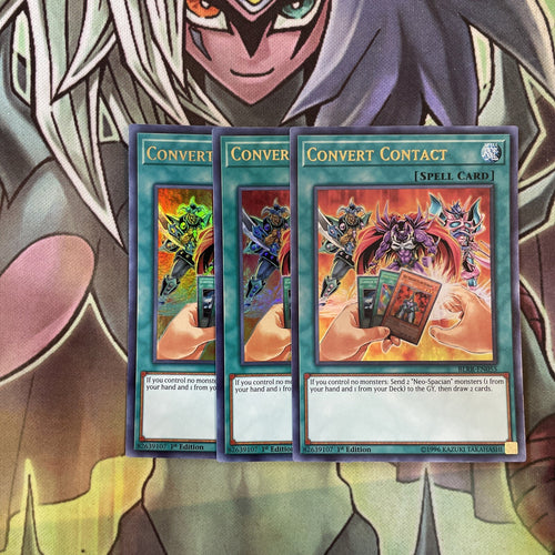 BLRR-EN055 x3 Convert Contact Ultra Rare Excellent Condition Yugioh